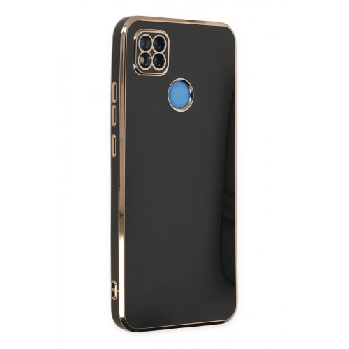 Durukar®   Redmi 9C Kılıf Volet Silikon - Siyah