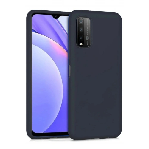 Durukar®   Redmi 9T Kılıf Nano içi Kadife Silikon - Siyah