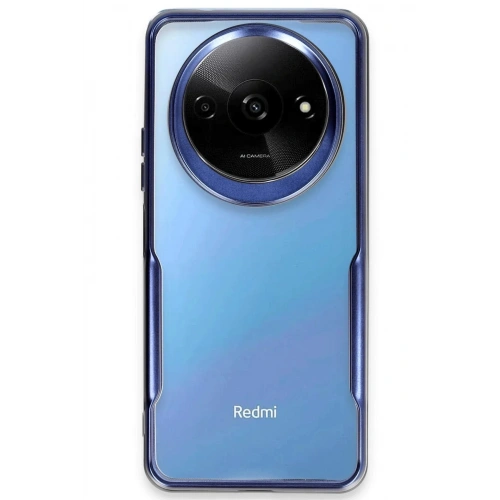 Durukar®   Redmi A3 4G Kılıf Boyi Silikon Kapak - Lacivert