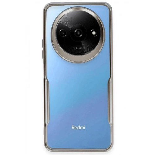 Durukar®   Redmi A3 4G Kılıf Boyi Silikon Kapak - Titan Gri