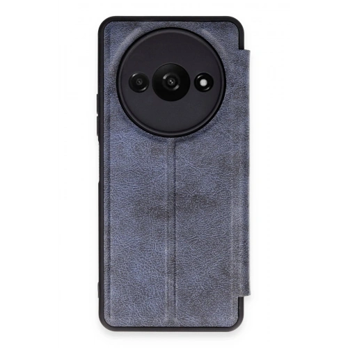 Durukar®   Redmi A3 4G Kılıf Flip Cover - Lacivert