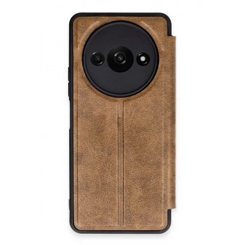 Durukar®   Redmi A3 4G Kılıf Flip Cover - Taba