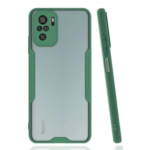 Durukar®   Redmi Note 10 Kılıf Platin Silikon - Yeşil
