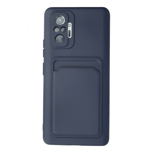 Durukar®   Redmi Note 10 Pro Kılıf Kelvin Kartvizitli Silikon - Lacivert
