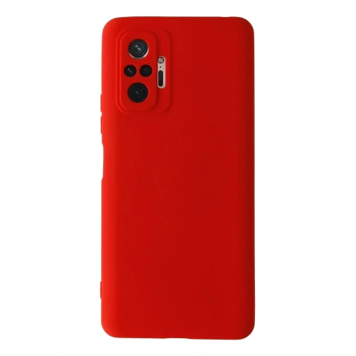 Durukar®   Redmi Note 10 Pro Kılıf Nano içi Kadife Silikon - Kırmızı