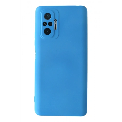 Durukar®   Redmi Note 10 Pro Kılıf Nano içi Kadife Silikon - Mavi