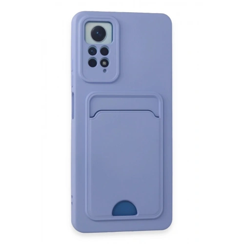 Durukar®   Redmi Note 11 Pro Kılıf Kelvin Kartvizitli Silikon - Lila