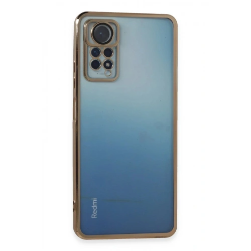 Durukar®   Redmi Note 11 Pro Kılıf  Lensli Silikon - Gold