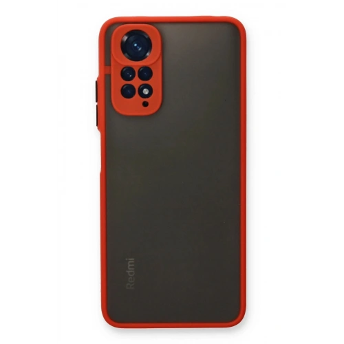 Durukar®   Redmi Note 11 Pro Kılıf Montreal Silikon Kapak - Kırmızı