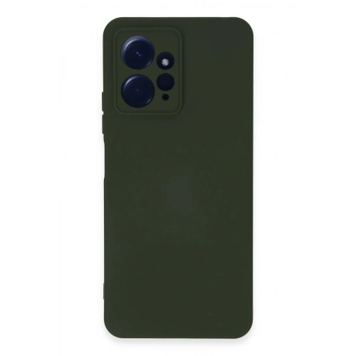 Durukar®   Redmi Note 12 4G Kılıf Nano içi Kadife Silikon - Koyu Yeşil