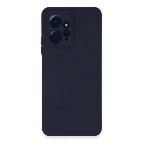 Durukar®   Redmi Note 12 4G Kılıf Nano içi Kadife Silikon - Lacivert