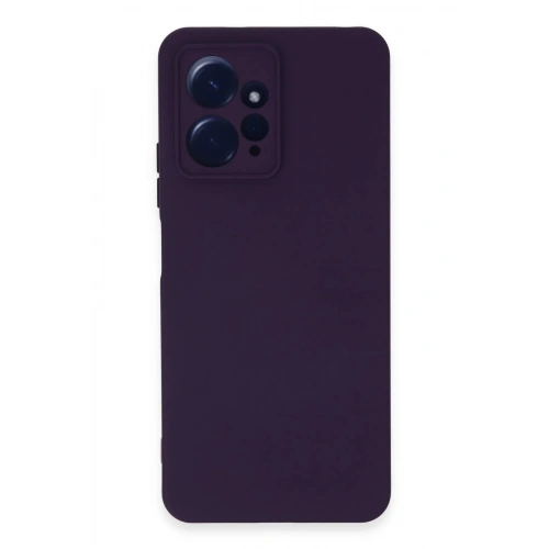 Durukar®   Redmi Note 12 4G Kılıf Nano içi Kadife Silikon - Mor