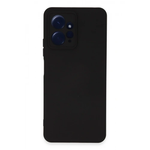 Durukar®   Redmi Note 12 4G Kılıf Nano içi Kadife Silikon - Siyah