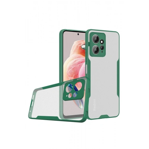 Durukar®   Redmi Note 12 4G Kılıf Platin Silikon - Yeşil
