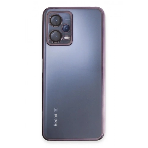 Durukar®   Redmi Note 12 5G Kılıf  Lensli Silikon - Mor