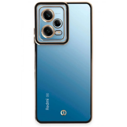 Durukar®   Redmi Note 12 5G Kılıf Liva Lens Silikon - Siyah