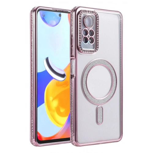 Durukar®   Redmi Note 12 Pro 4G Joke Simli Magneticsafe Kılıf - Pembe
