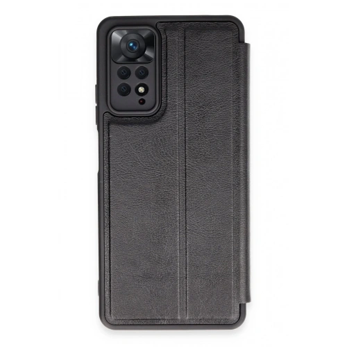 Durukar®   Redmi Note 12 Pro 4G Kılıf Flip Cover - Siyah