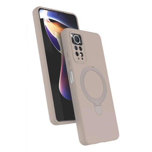 Durukar®   Redmi Note 12 Pro 4G Regal Magsafe Standlı Kapak - Çöl Titanyum