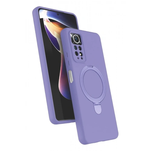 Durukar®   Redmi Note 12 Pro 4G Regal Magsafe Standlı Kapak - Lila