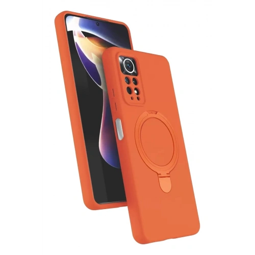 Durukar®   Redmi Note 12 Pro 4G Regal Magsafe Standlı Kapak - Turuncu