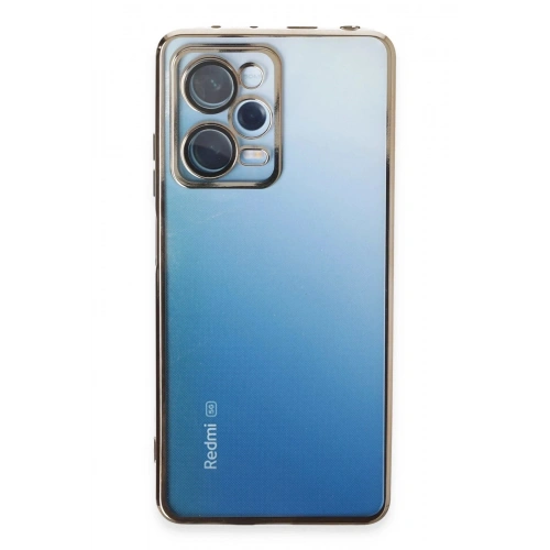 Durukar®   Redmi Note 12 Pro 5G Kılıf  Lensli Silikon - Gold