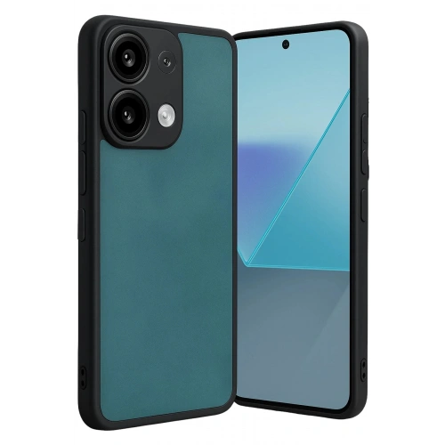 Durukar®   Redmi Note 13 4G Kılıf Aras Deri Kapak - Açık Yeşil