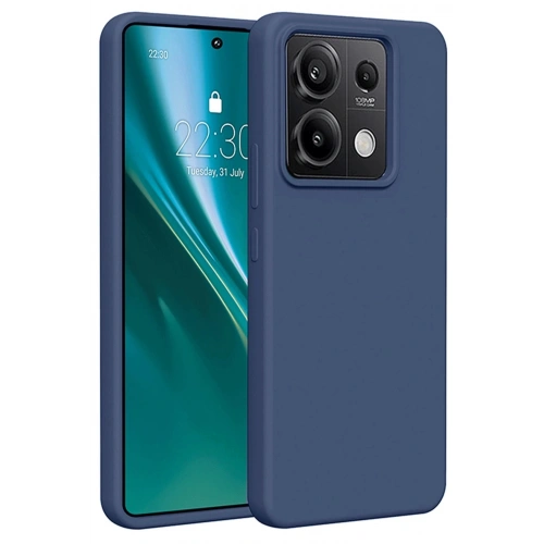 Durukar®   Redmi Note 13 4G Kılıf First Silikon - Lacivert