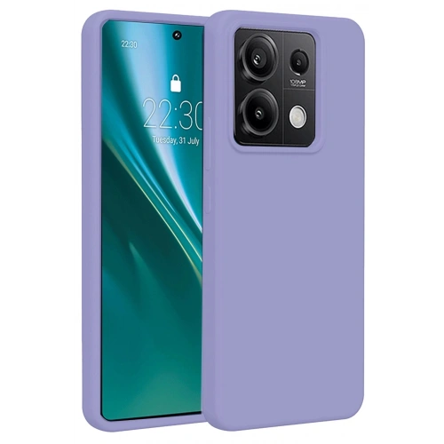 Durukar®   Redmi Note 13 4G Kılıf First Silikon - Lila