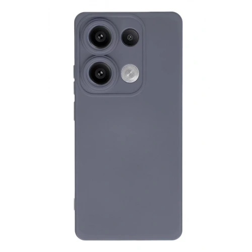 Durukar®   Redmi Note 13 4G Kılıf Nano içi Kadife Silikon - Gri
