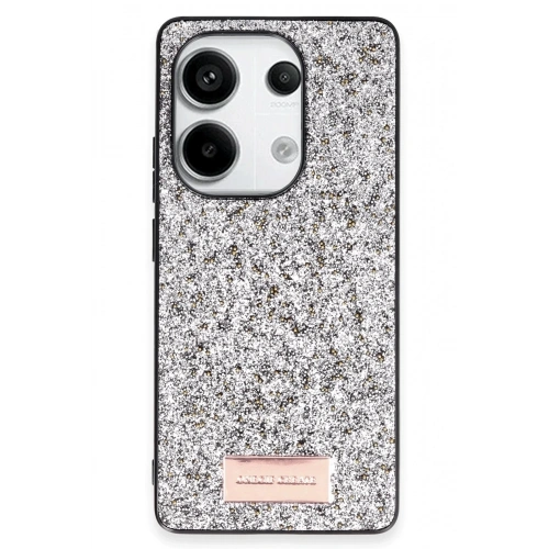 Durukar®   Redmi Note 13 Pro 4G Bright Simli Kapak - Gümüş