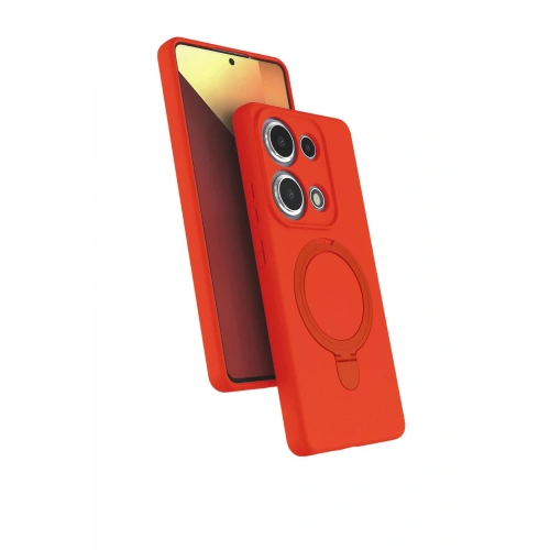 Durukar®   Redmi Note 13 Pro 4G Regal Magsafe Standlı Kapak - Turuncu