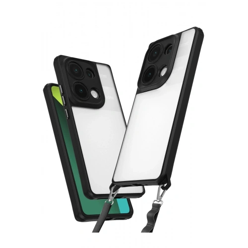 Durukar®   Redmi Note 13 Pro 5G Kılıf Penta Silikon Kılıf - Siyah