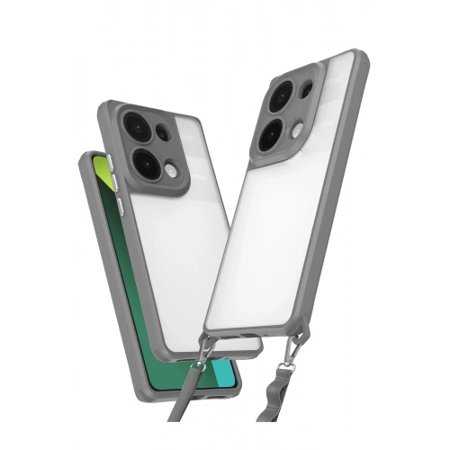 Durukar®   Redmi Note 13 Pro 5G Kılıf Penta Silikon Kılıf - Titan Gri