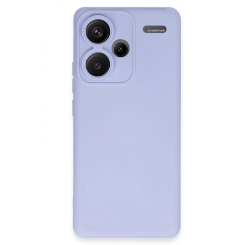Durukar®   Redmi Note 13 Pro Plus Kılıf Nano içi Kadife Silikon - Lila
