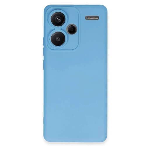 Durukar®   Redmi Note 13 Pro Plus Kılıf Nano içi Kadife Silikon - Mavi