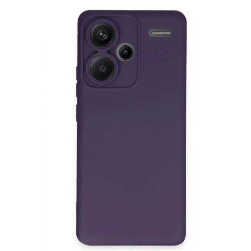Durukar®   Redmi Note 13 Pro Plus Kılıf Nano içi Kadife Silikon - Mor