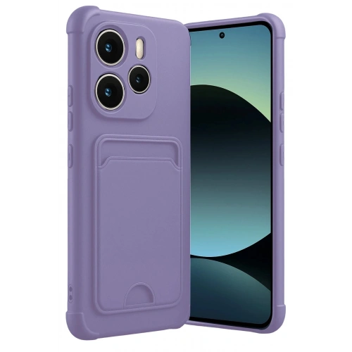 Durukar®   Redmi Note 14 4G Kelvin Kartvizitli Silikon - Lila