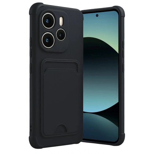 Durukar®   Redmi Note 14 4G Kelvin Kartvizitli Silikon - Siyah