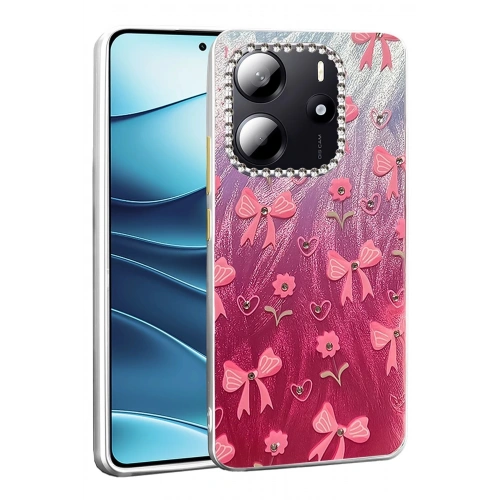 Durukar®   Redmi Note 14 4G Kılıf Blade Aynalı Desenli Kapak - Desen 3