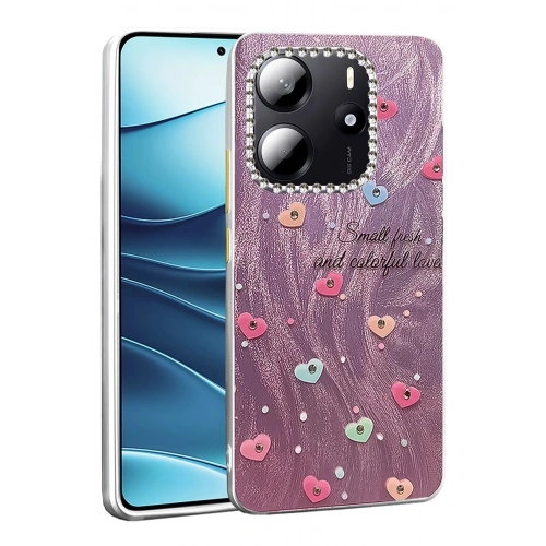 Durukar®   Redmi Note 14 4G Kılıf Blade Aynalı Desenli Kapak - Desen 8
