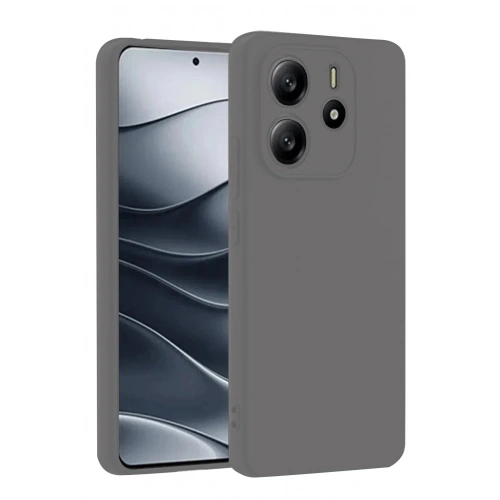Durukar®   Redmi Note 14 4G Kılıf First Silikon - Gri