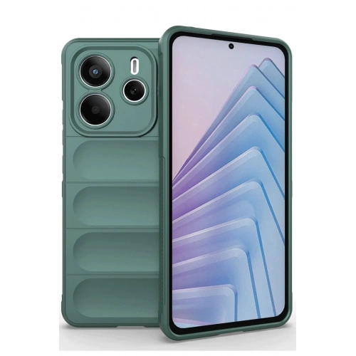 Durukar®   Redmi Note 14 4G Kılıf Optimum Silikon - Koyu Yeşil
