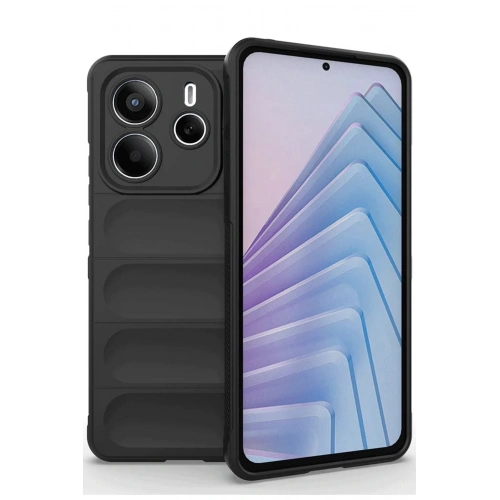 Durukar®   Redmi Note 14 4G Kılıf Optimum Silikon - Siyah