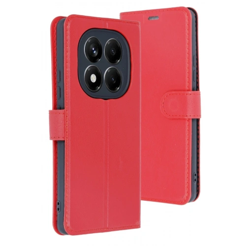 Durukar®   Redmi Note 14 4G Kılıf Trend S Plus Kapaklı Kılıf - Kırmızı