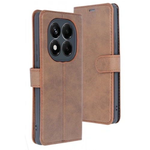 Durukar®   Redmi Note 14 4G Kılıf Trend S Plus Kapaklı Kılıf - Taba