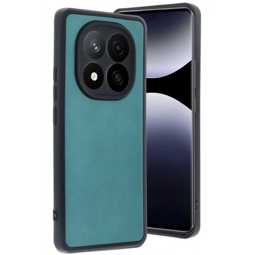 Durukar®   Redmi Note 14 Pro 4G Kılıf Aras Deri Kapak - Açık Yeşil