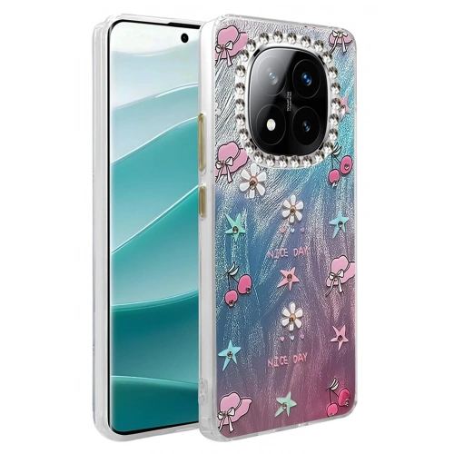 Durukar®   Redmi Note 14 Pro 4G Kılıf Blade Aynalı Desenli Kapak - Desen 4
