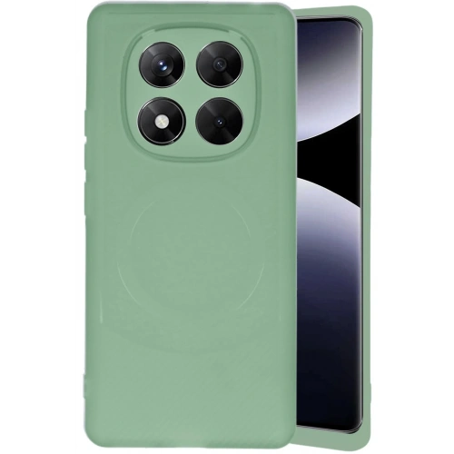 Durukar®   Redmi Note 14 Pro 4G Kılıf Maya Karbon Kapak - Su Yeşili