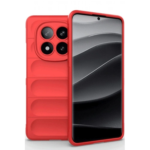 Durukar®   Redmi Note 14 Pro 4G Kılıf Optimum Silikon - Kırmızı